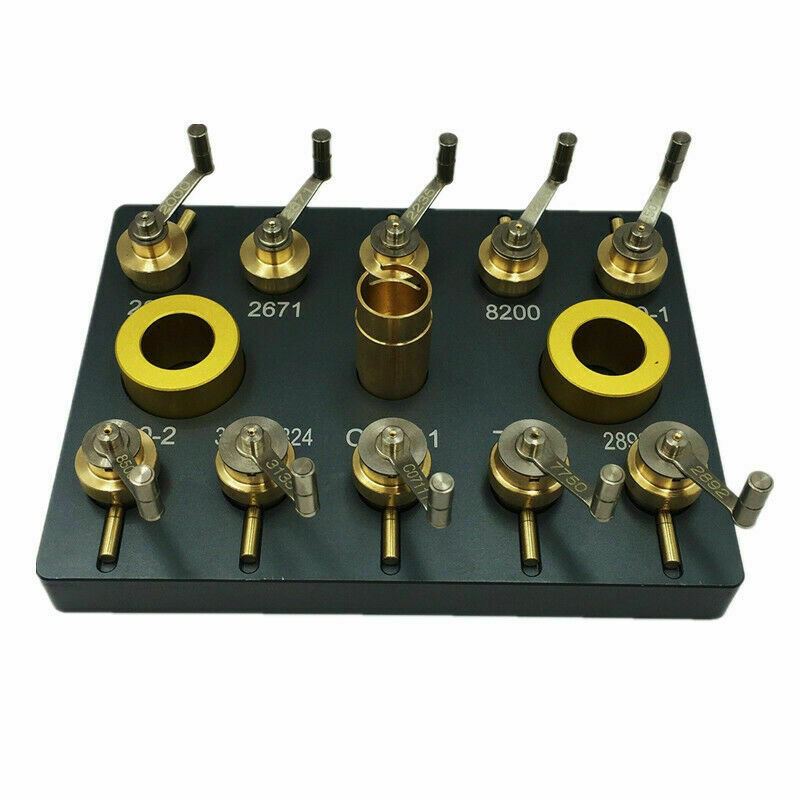 Precision mainspring winder tool for ETA 3135/2892/2824/7750/2671 watch movements.