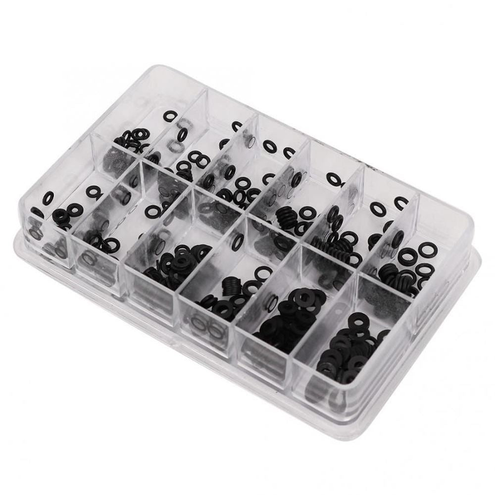 Mini rubber O-ring watch crown gasket, durable waterproof seal for precise watch repair and maintenance.