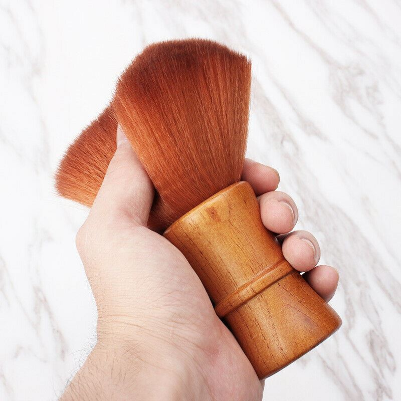 Soft antistatic brush for delicate watch and jewelry dust cleaning and repair.
