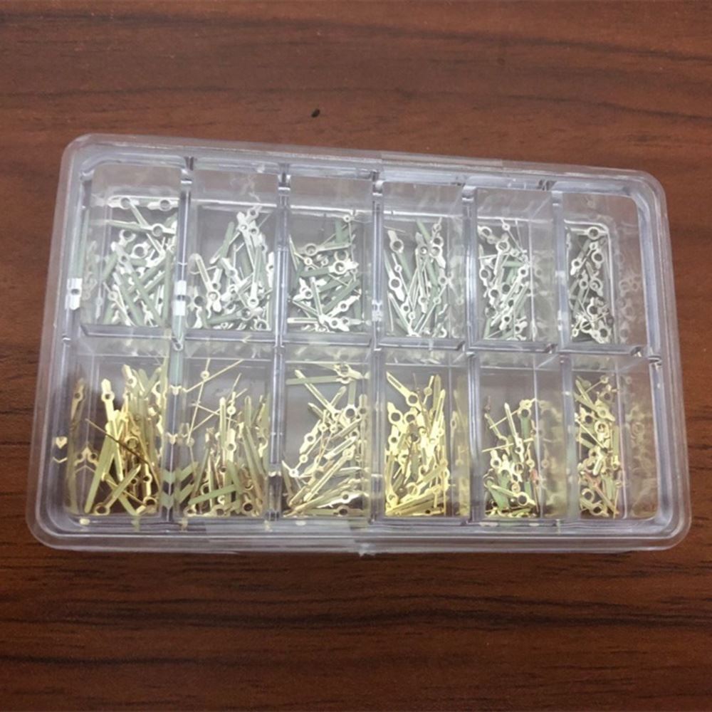 2035 Quartz watch hand kit with hour, minute, and second pointers, 120pcs set for repairs.