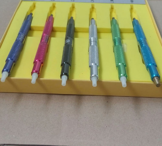 High Quality 6PCS watch hand presser set for precise watch hand fitting and repair.