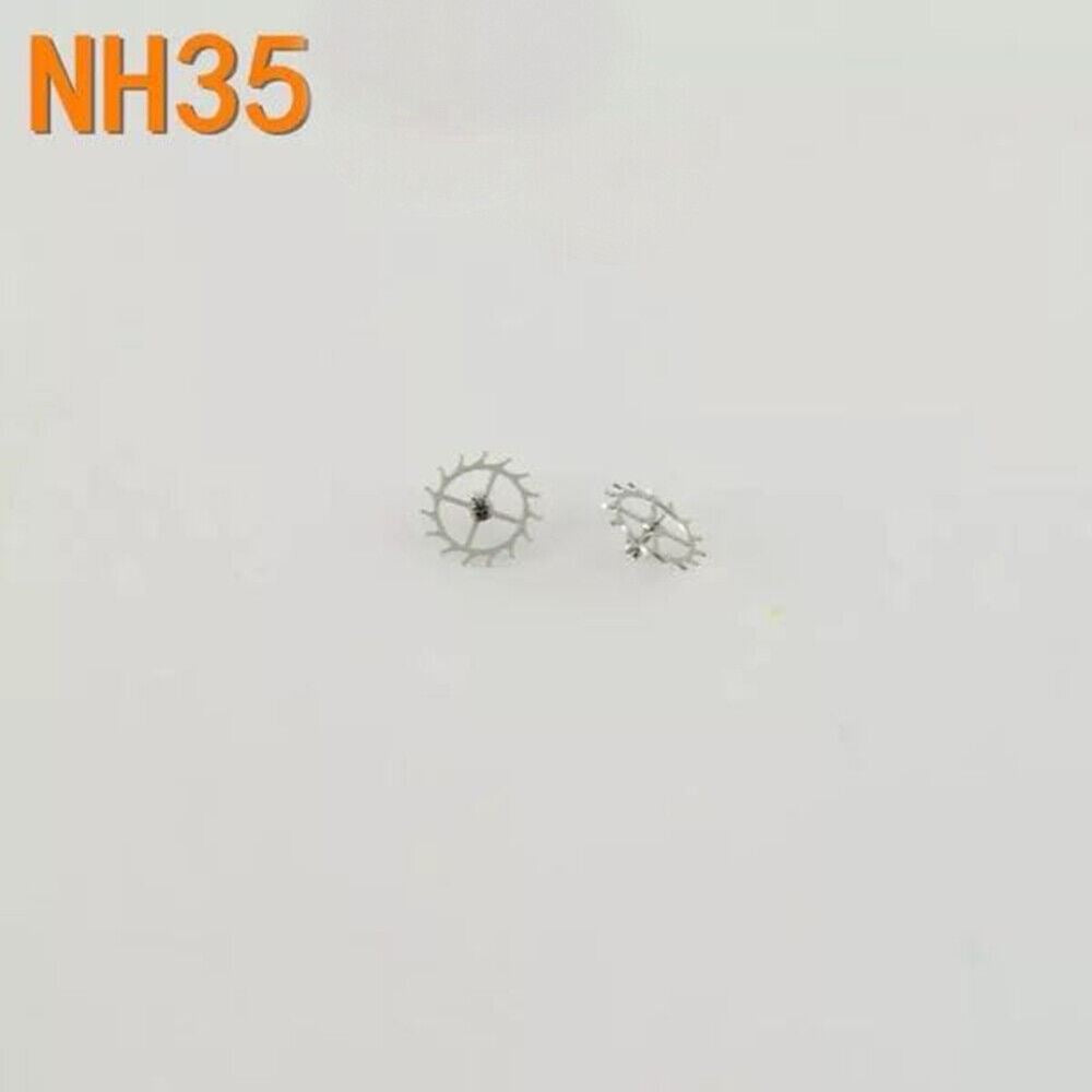 Replacement escape wheel for NH35 NH36 watch movement, durable spare part for precise timekeeping.