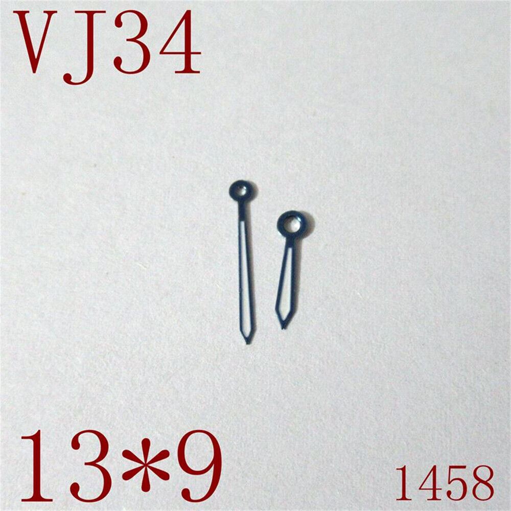 Generic 1458 watch hands set for VJ34 movement, includes hour, minute, and second hands for precise timekeeping.
