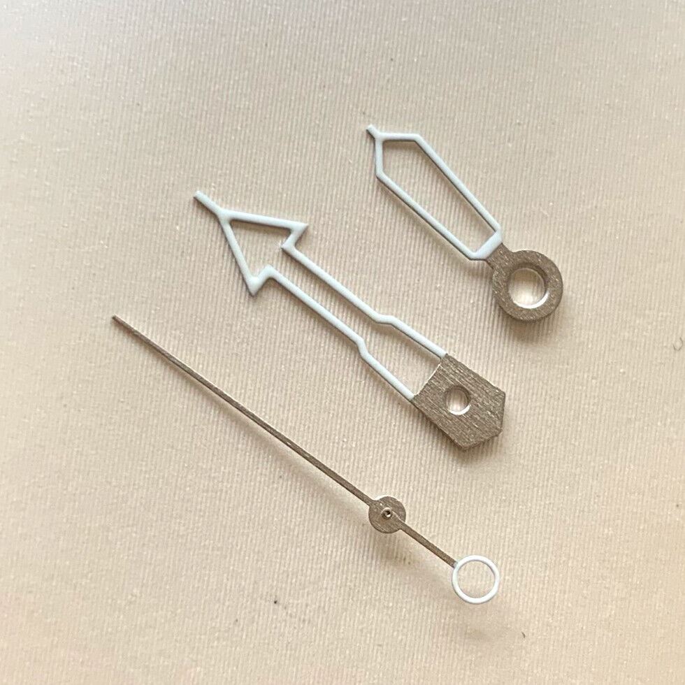 Green luminous hollow watch hands set for NH35 NH36 movement, boosting readability and modern watch design