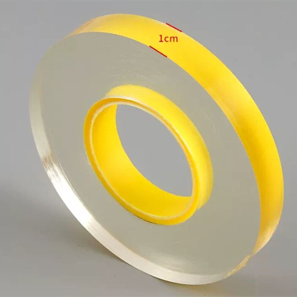 1cm wide transparent protective film for silver watch bands, safeguarding watch jewelry from scratches.