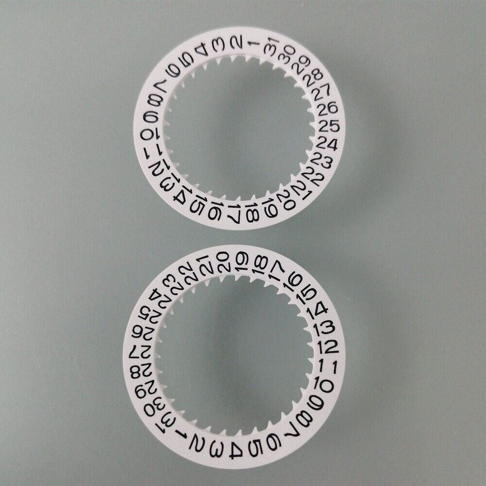 Disque de date blanc générique Date@3 pour mouvement NH35 NH36