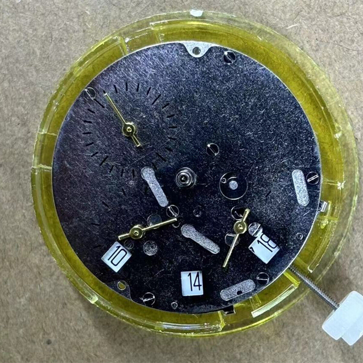 Mingzhu 2813 automatic mechanical watch movement with single calendar, precision craftsmanship from China.