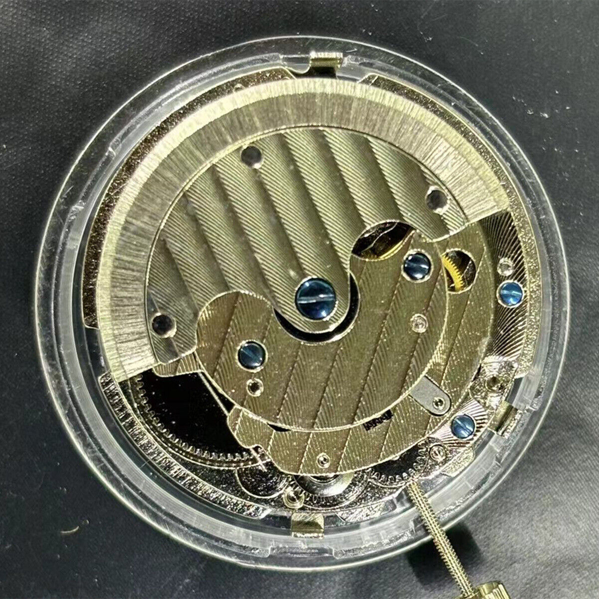 China Made TY2876 automatic watch movement showcasing precision with second markers at 3, 6, 9, and 12 positions.
