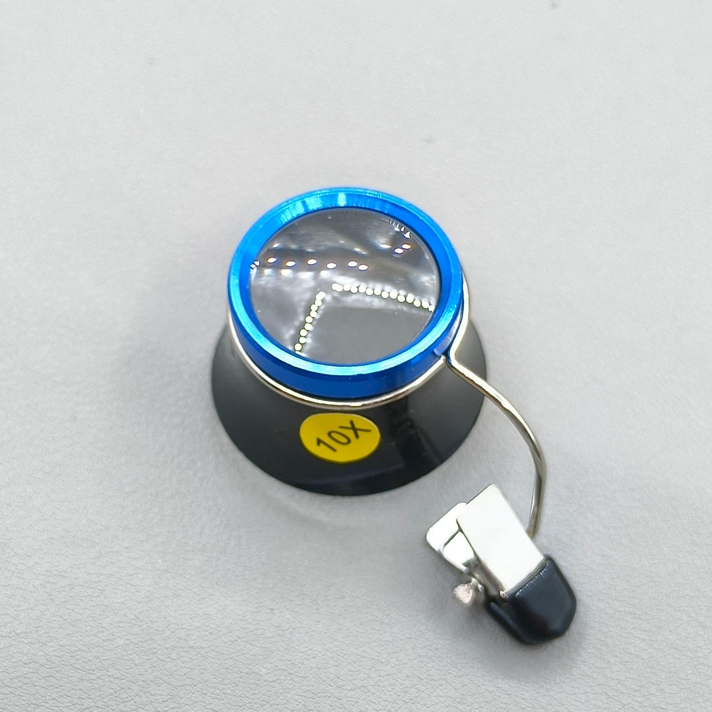 10x Clip-On Eyeglass Magnifier Loupes Magnifying Lens Jewellers Watchmakers Tool