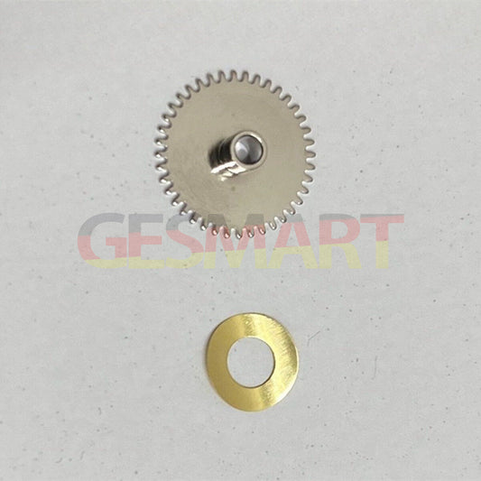 Hour wheel and train bridge for Seagull ST3600 ETA6497 watch movement, precision replacement part.