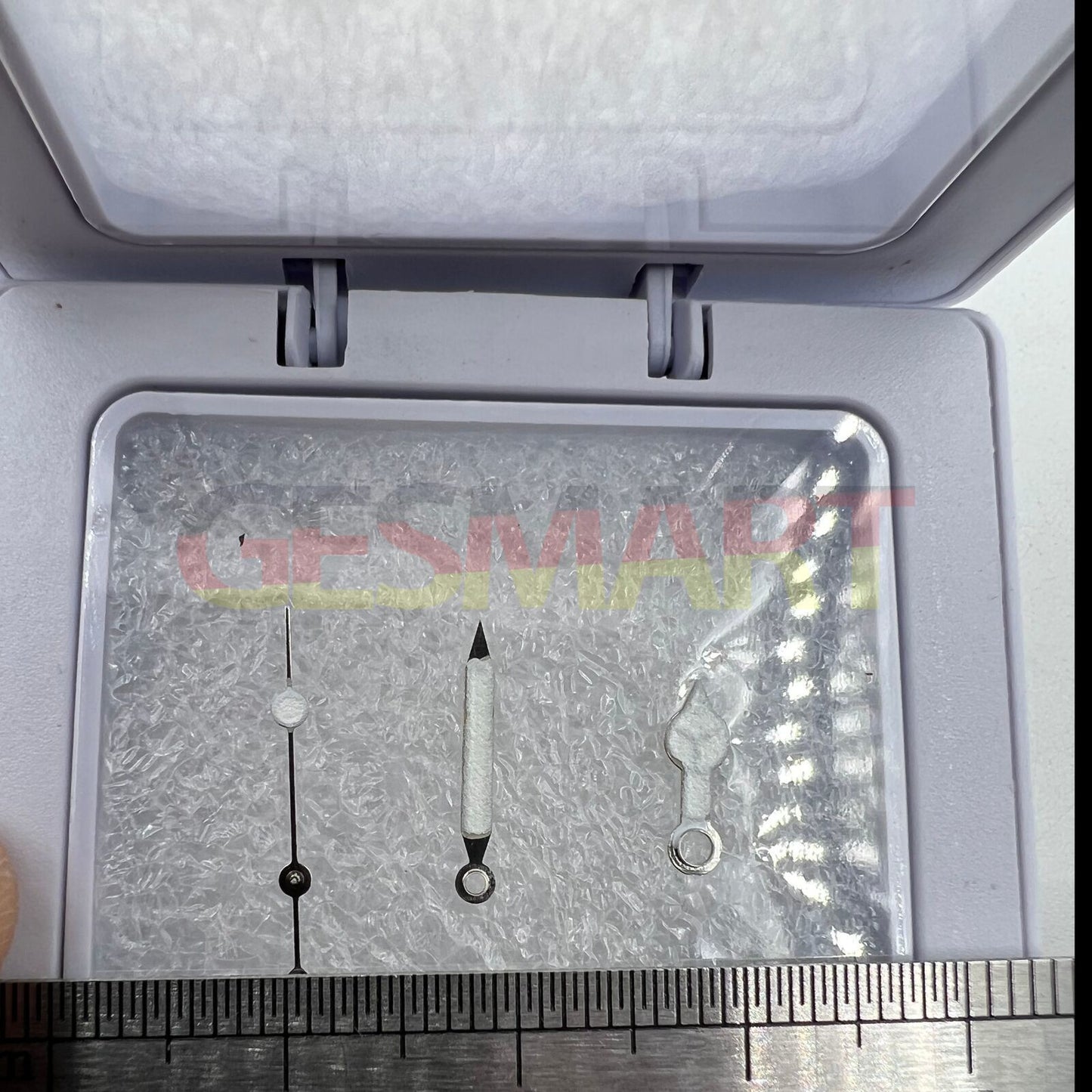 C3 green luminous watch hands set by P1-7-A, compatible with SKX/SBBN and NH35A/NH36 movements