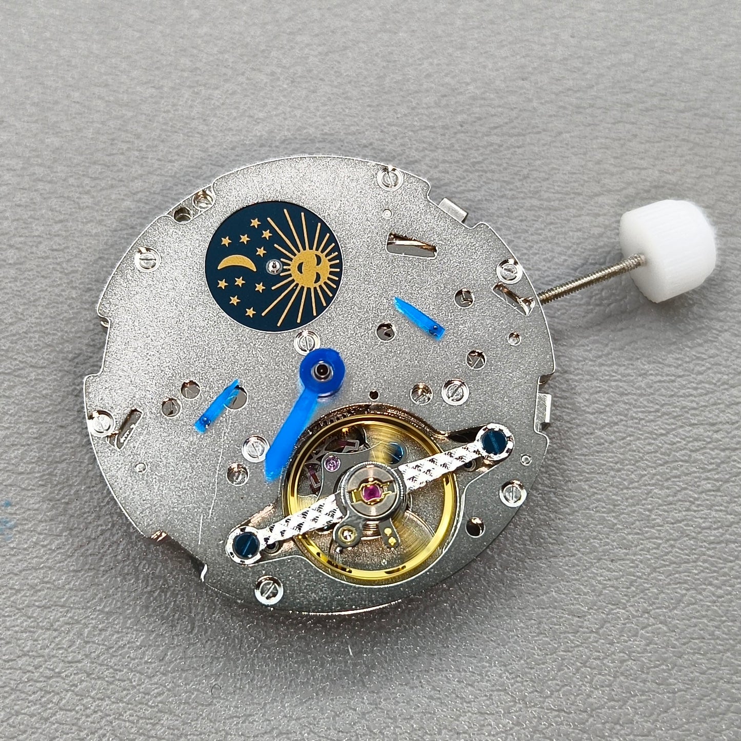 LB06 Movement Watch Automatic Mechanical Movement 3 Eyes Date@3, Day@9