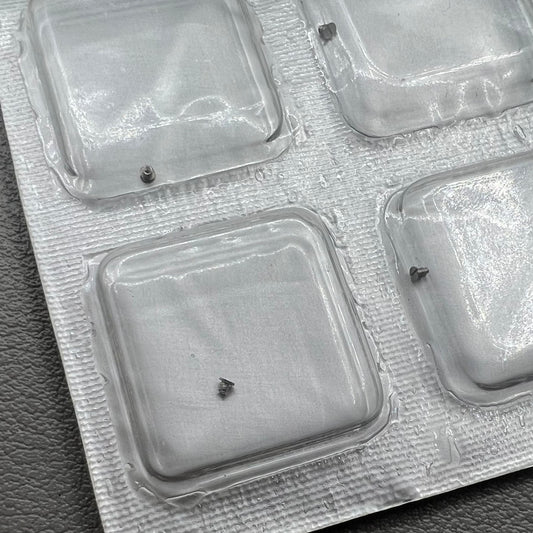 Set of 10 Generic Date Jumper Screws for ETA 2836-2, 2824-2, and 2834-2 watch movements.