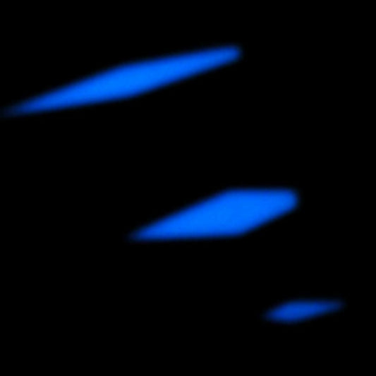 Black trim blue lume watch hands set, compatible with ETA6497/6498, ST3600/ST3620 movements.