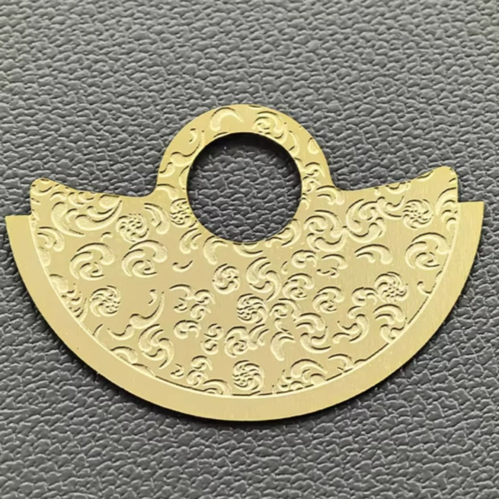 Golden Chinese Vintage Auspicious Pattern Rotor Oscillating Weight for NH35