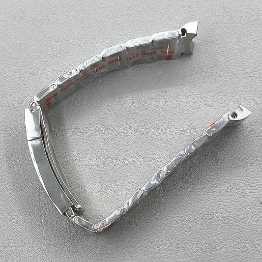20mm Silver Oyster Stainless Steel Strap for 40mm Daytona VK63 VK64 Watch Case