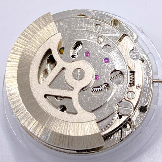 China-made automatic watch with mechanical movement, moon phase at 12, balance wheel at 6, for watch accessories.