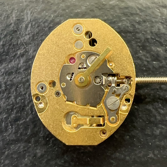 Swiss Made ETA980.003 quartz watch part with blue circuit board for precise timekeeping repairs