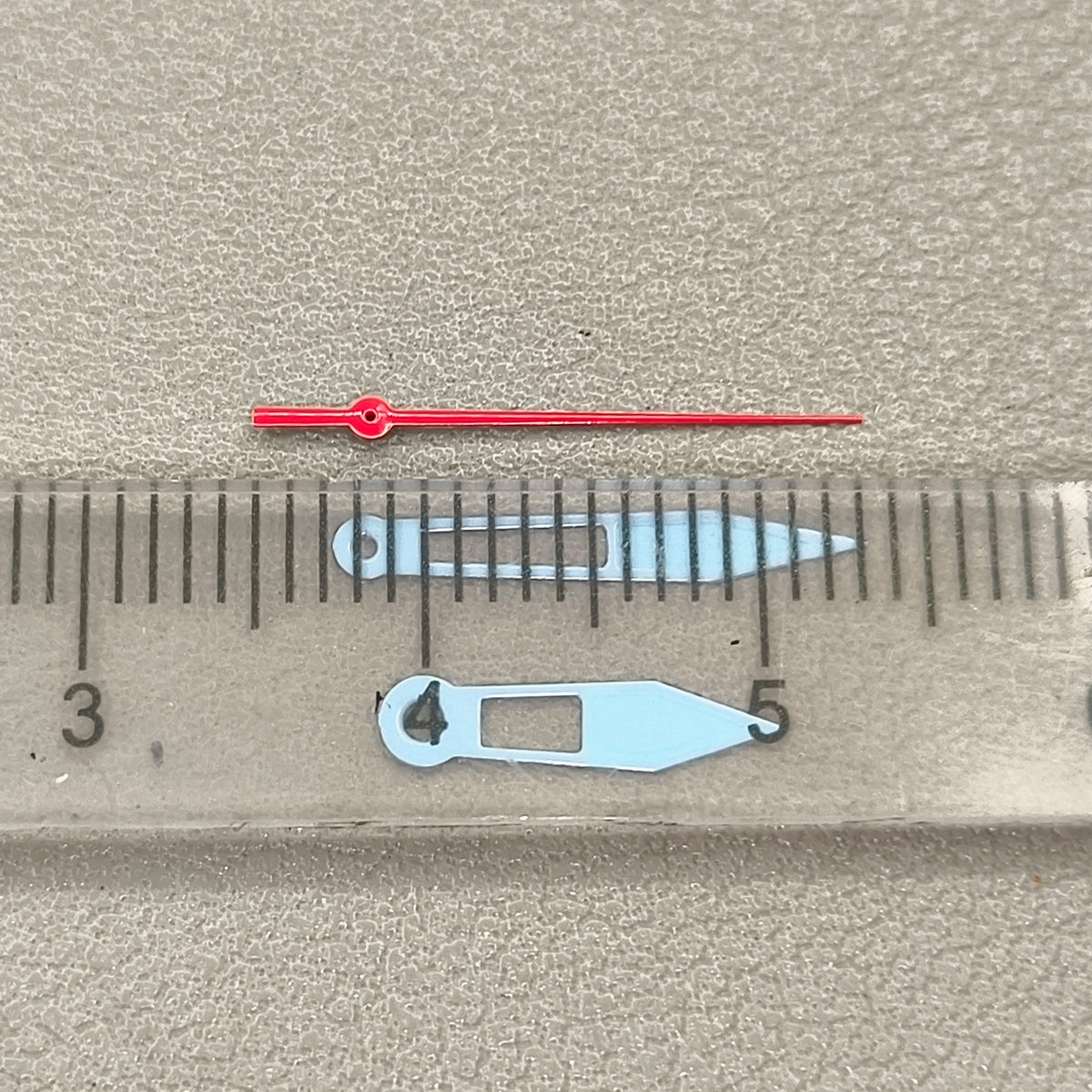2 Sets Light Blue Hollow Arrow Shape Watch Hands for Ronda 515 Quartz Movement