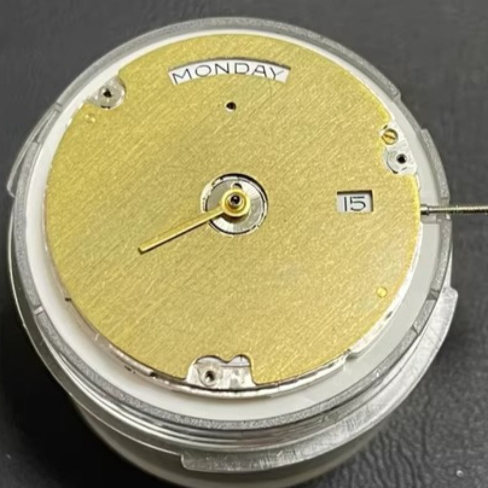 China Made Shanghai 3255 Mechanical Movement with Blue Mainspring Date At 3