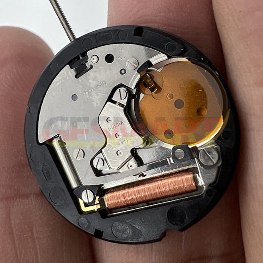 Ronda 509 quartz watch movement with Swiss parts for precise timekeeping and reliability.