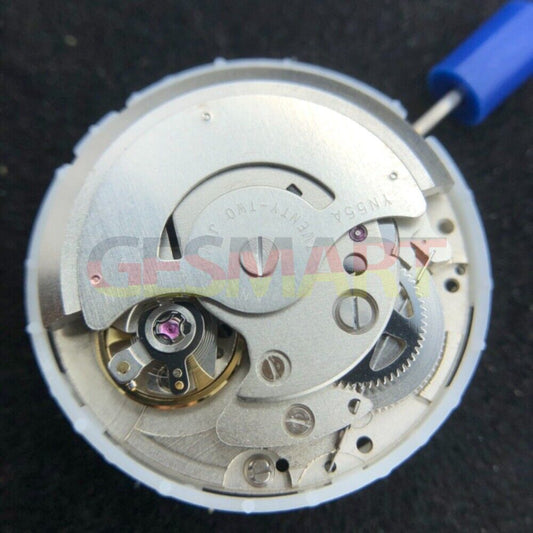Epson YN55 mechanical watch movement with single calendar, high quality precision from Japan.