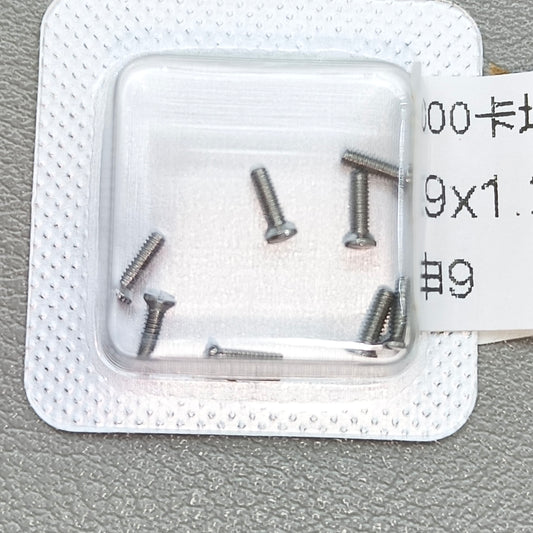 1.9x1.2x4.4mm Watch Case Back Cover Buckle Screws Fit for Santos