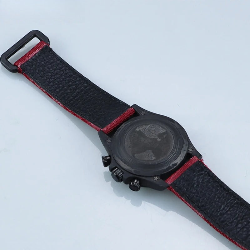 4130/VK63 38.0mm Carbon Fiber Case Popular Nylon Cowhide Strap Fastener