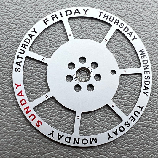 2 PIECES Japan Made Miyota 8285 Movement Week Dial Date@12