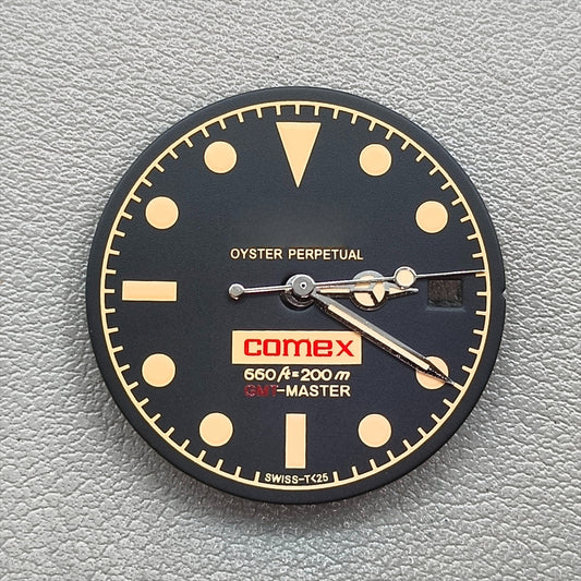 28.3mm Watch Dial Luminous for Miytota 8215 Mingzhu 2813/8200/821A Dial With Hands