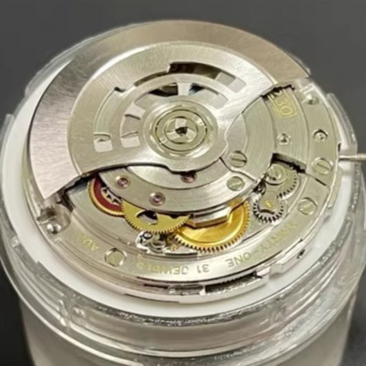 China Made Shanghai 3230 Mechanical Movement JH6120 Blue Mainspring