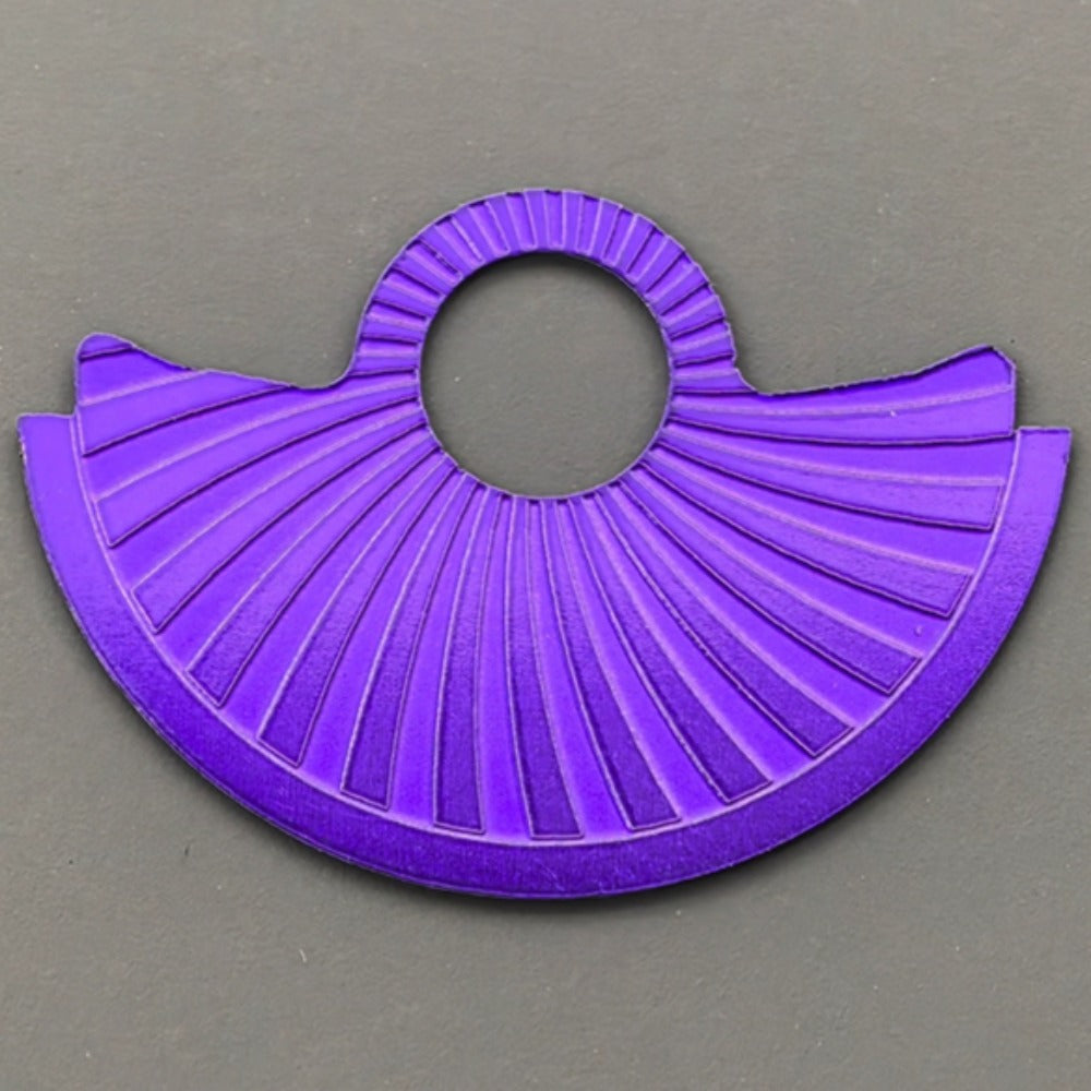 Purple Oblique Wave Metal Rotor Oscillating Weight Overlay Fit for NH35 NH36