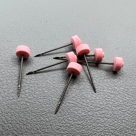 1. Five generic watch winding stems for 732/1032 movement, ideal for repairs and replacements.
