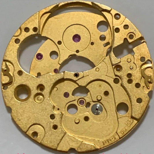 Golden main wheel bridge splint for Swiss ETA2824-2 movement, compatible with 2824 watch accessories.