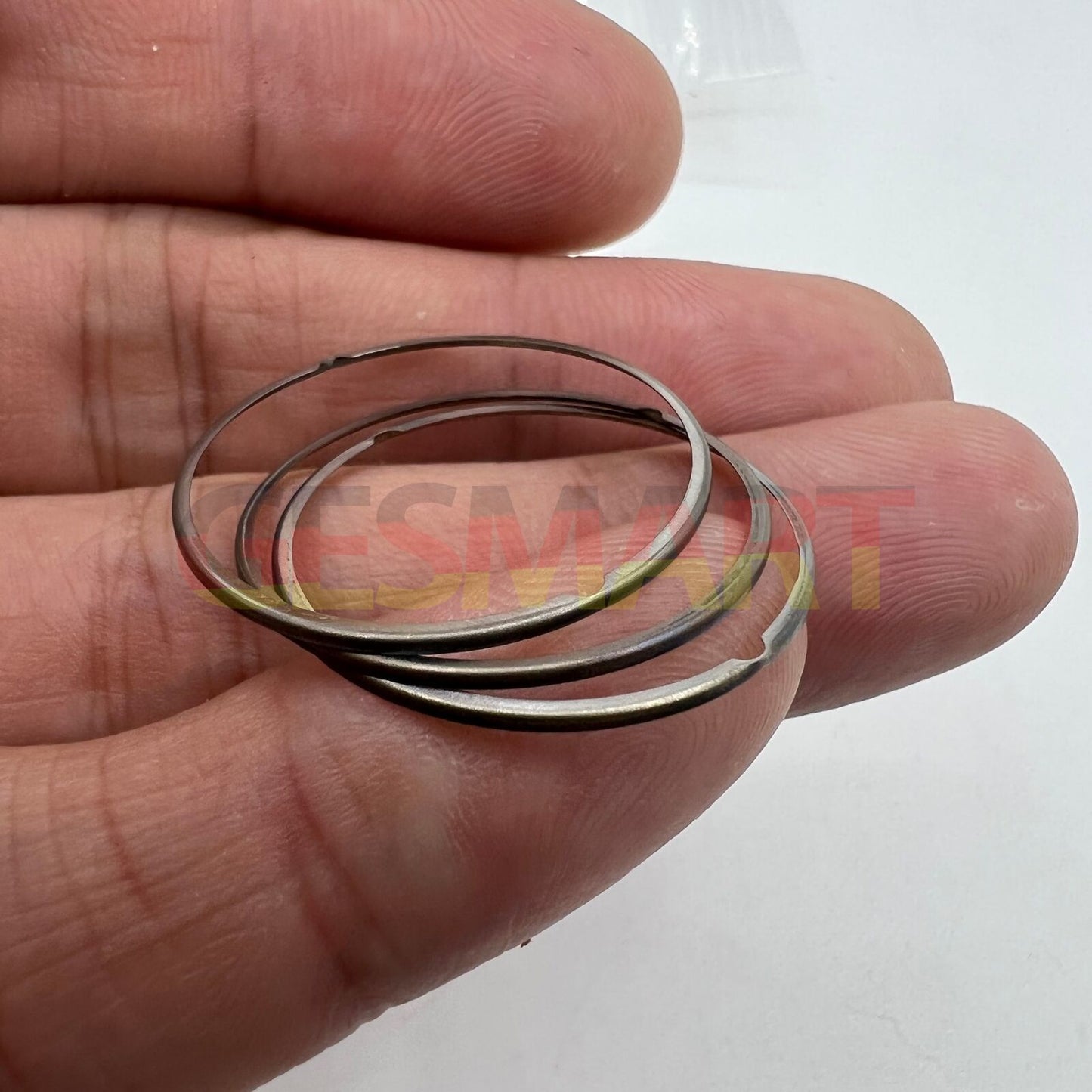 Steel watch case mount spacer ring for ETA 2824/2836 movements, durable and precise fit accessory.