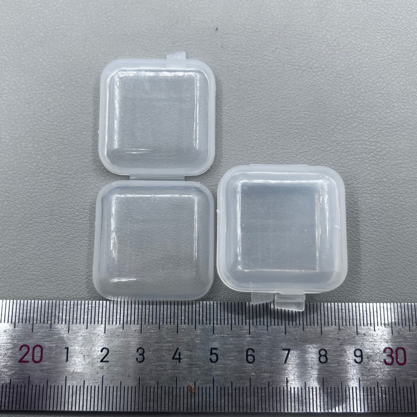 10 PIECES Square Small Plastic PP Transparent Box Fit for Watch Part