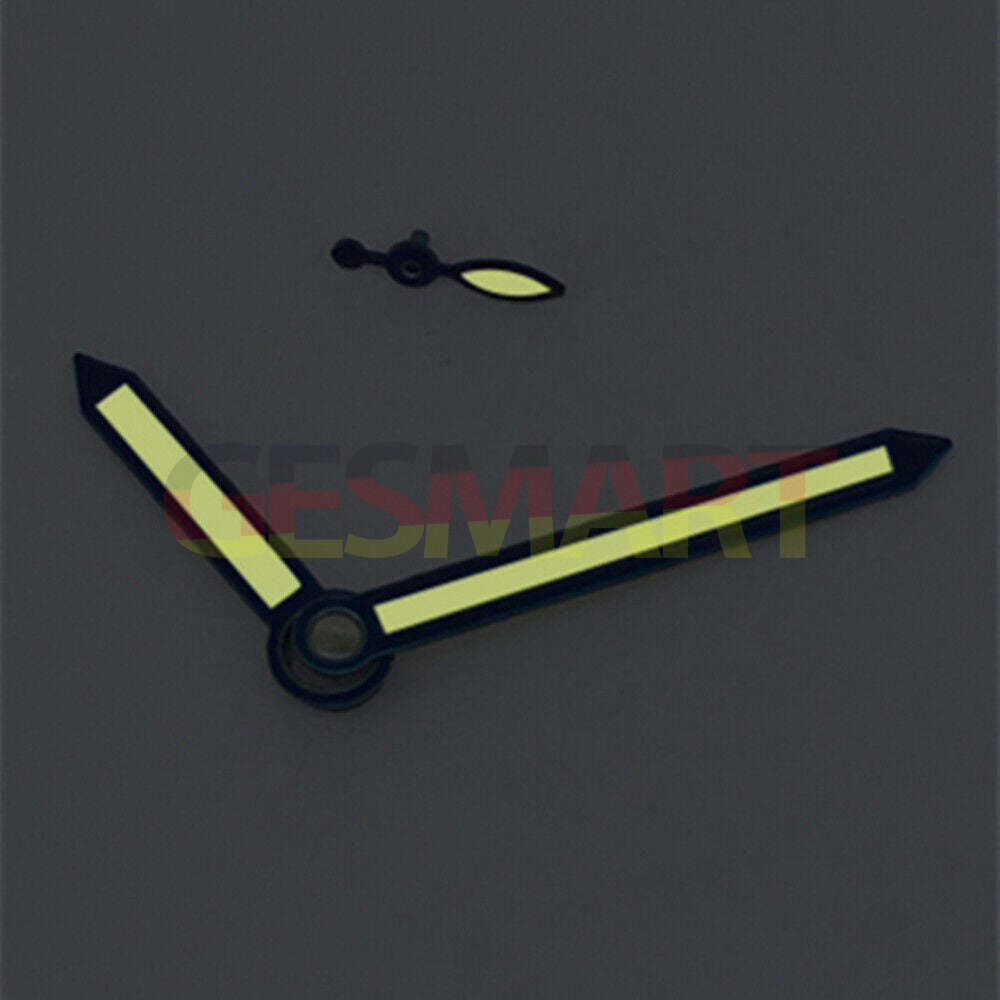 Blue Trim Arrow Shaped Yellow Lume Watch Hands for ST3600/ST3620/ETA6497/6498