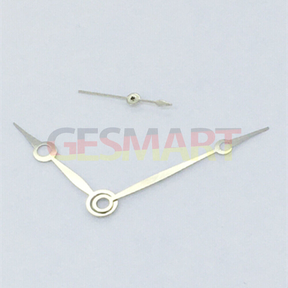 Aiguilles de montre argentées polies sans luminescence pour mouvements ST3600/ST3620/ETA6497/6498