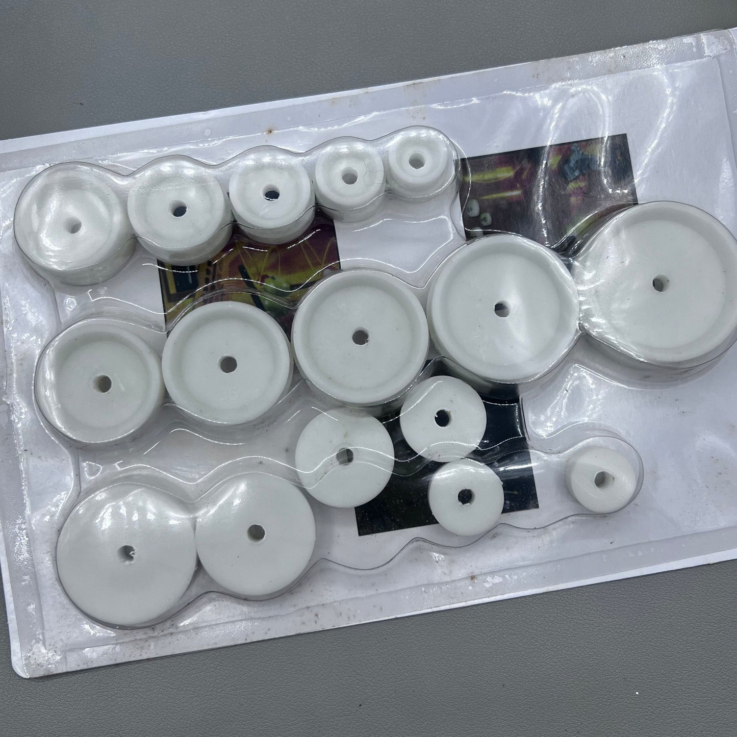 16 PIECES/Pack Snap-on Dies for Watch Case Back Closing Press