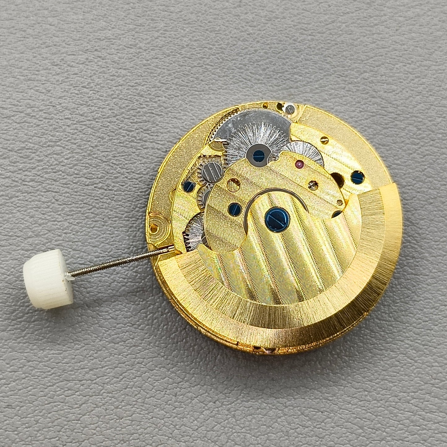 Men Golden Hollow Automatic Mechanical Movement Small Second@6 3 Hands