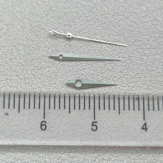 2 Sets Silver Trim Cocktail Type No Lume Hands for NH35/36 NH38 NH72 NH70