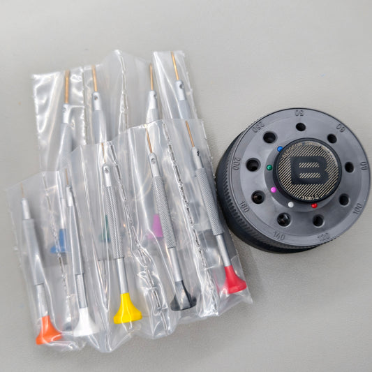 Bergeon 31081-S09 Antimagnetic Ergo Set of 9 Screwdrivers Replacement 8899-S09