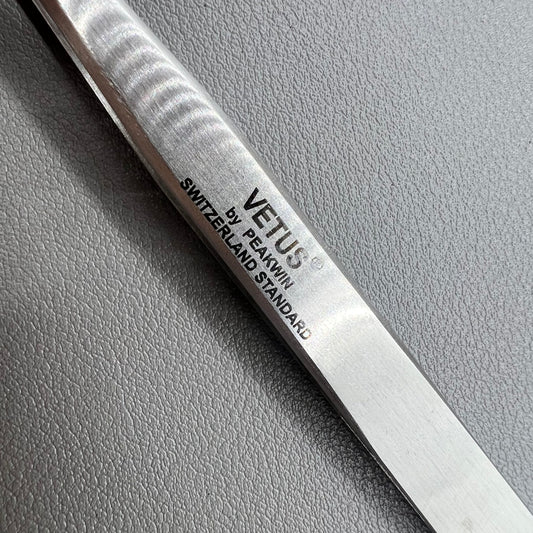 VETUS #SP12 Non-Magnetic stainless steel tweezer for precise watch accessory handling.
