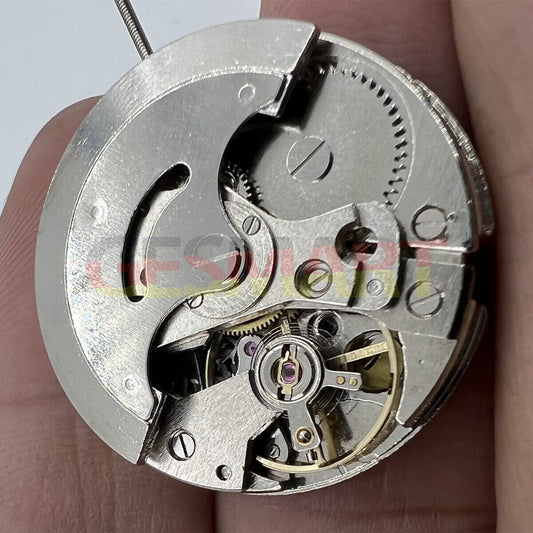 26.5mm 7120 automatic mechanical watch movement with single calendar and three hands for precise timekeeping.