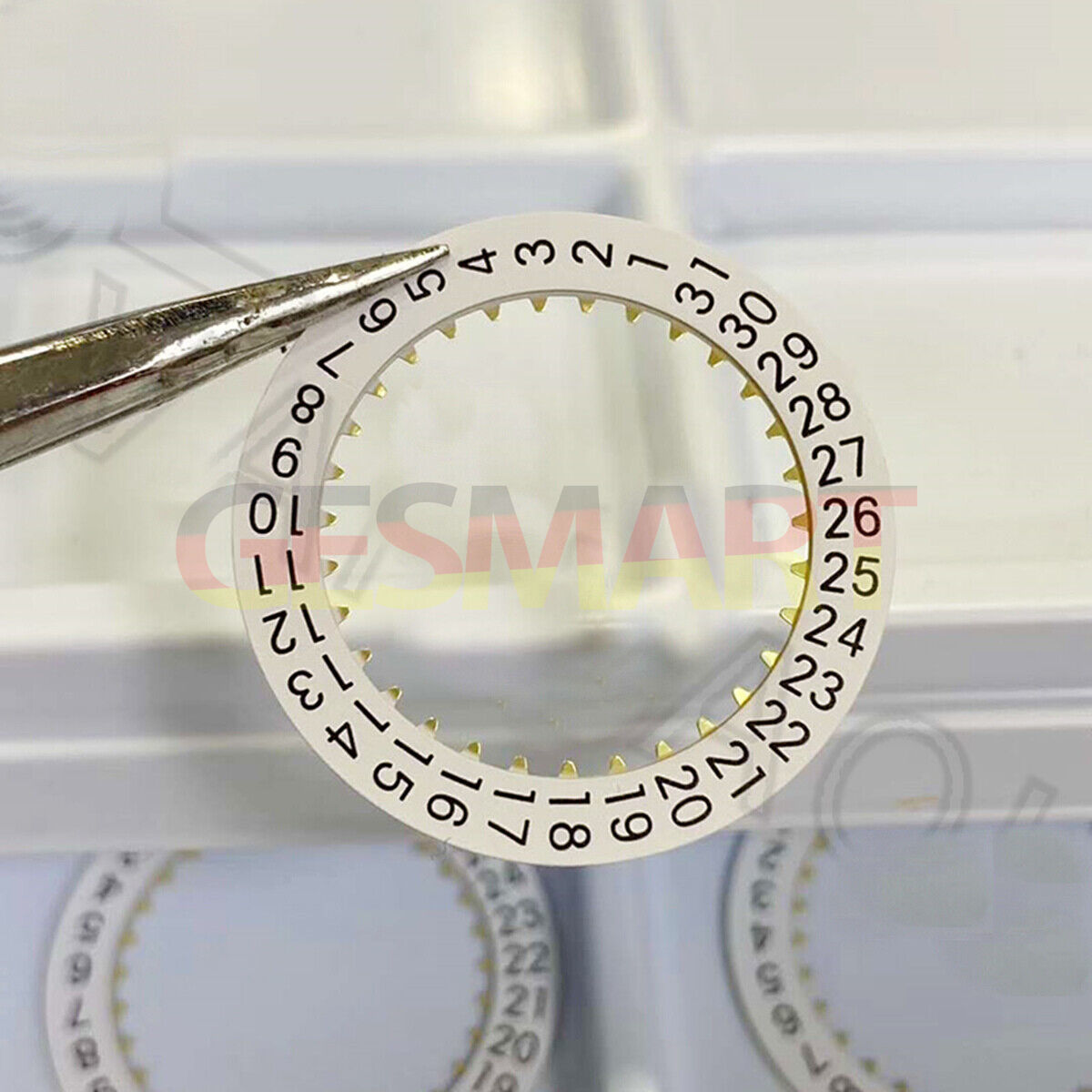 Watch Repair Part New White Date Wheel Generic for ETA 7750 Movement Date At 3