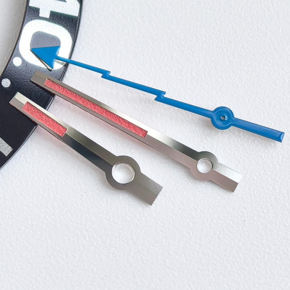 Pink painted middle lightning second hand for Rolex 3230 3235 mechanical watch movement.