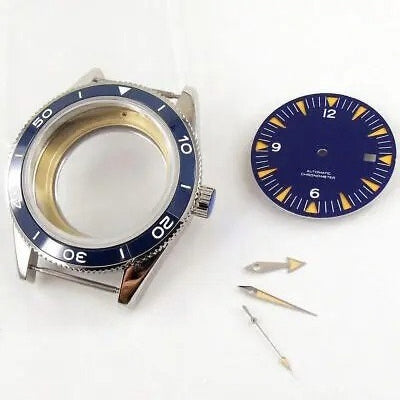Modified 10ATM 41mm Sapphire Glass Watch Case Fit 8215 NH35 NH36 ETA 2824 2836