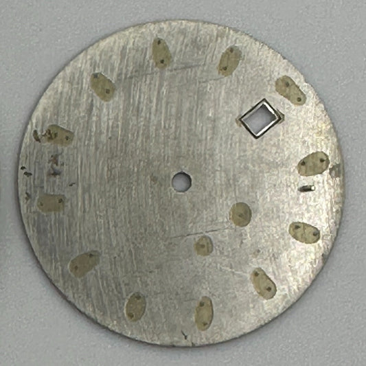 34mm Dark Green Datejust watch dial with silver trim, lume markers for 8215 8200 movement