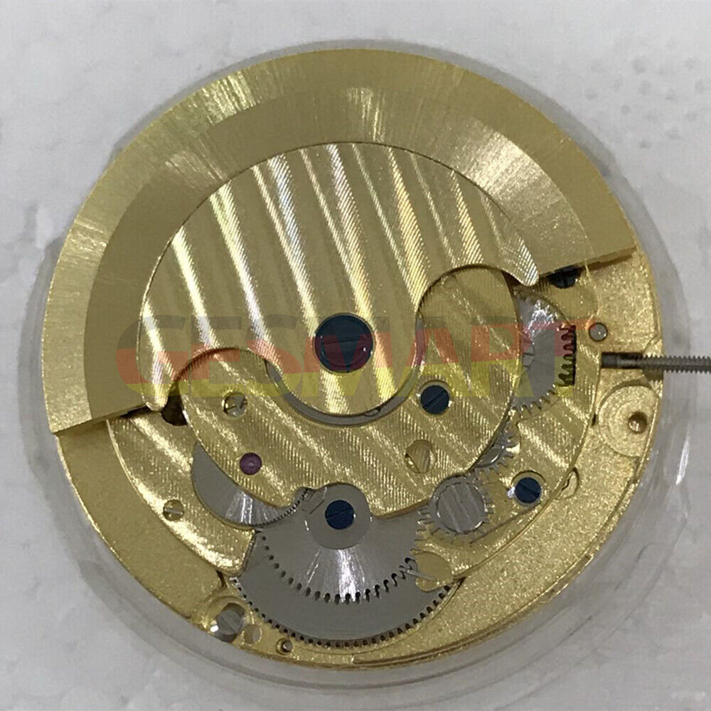 Multifunktionale Stern-Mond-Phase @ 12 Goldenes automatisches mechanisches Uhrwerk S @ 6