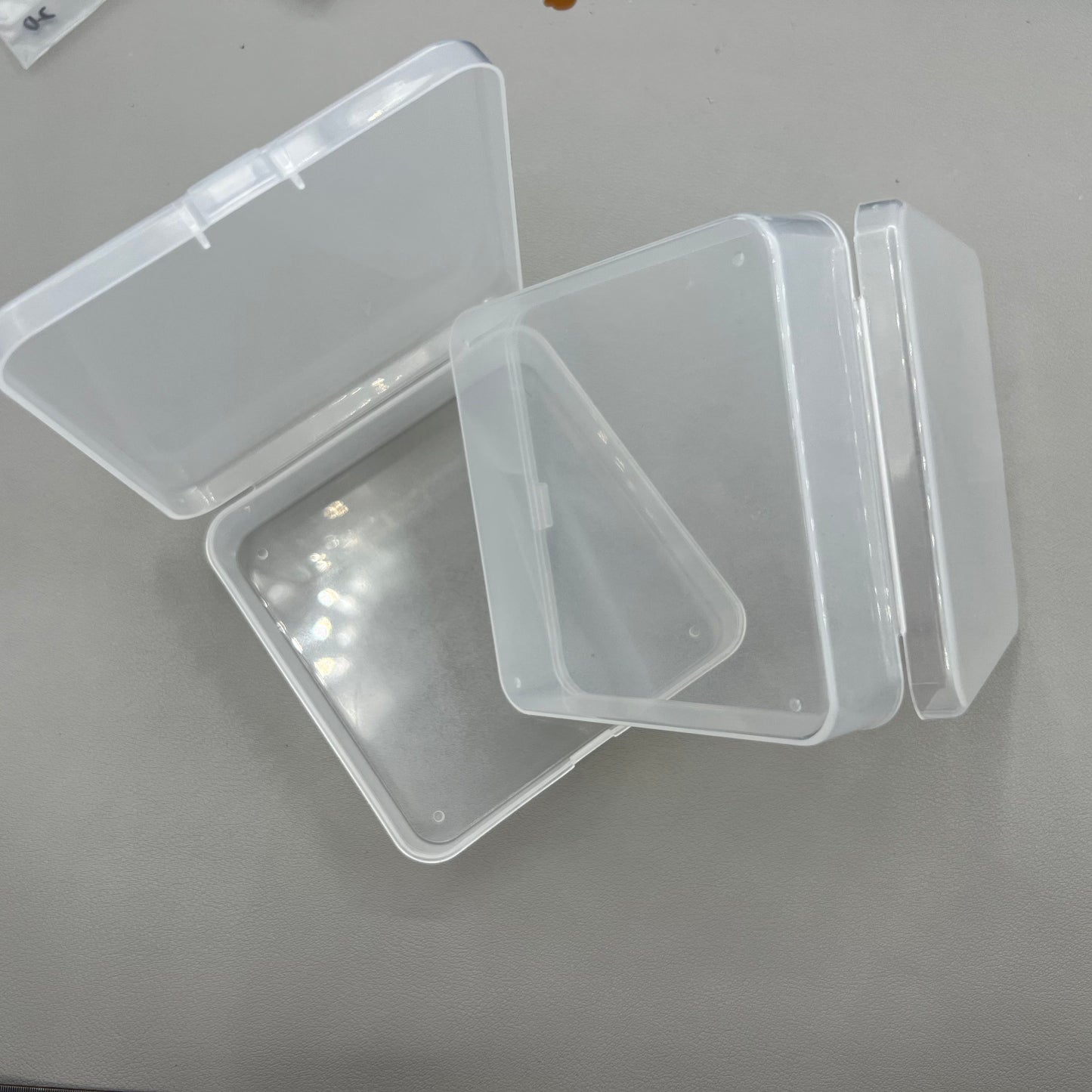 10 PIECES Mini Square Toolbox Box Container Storage Case Hinged Lid (2.8x9.5x9.5cm)
